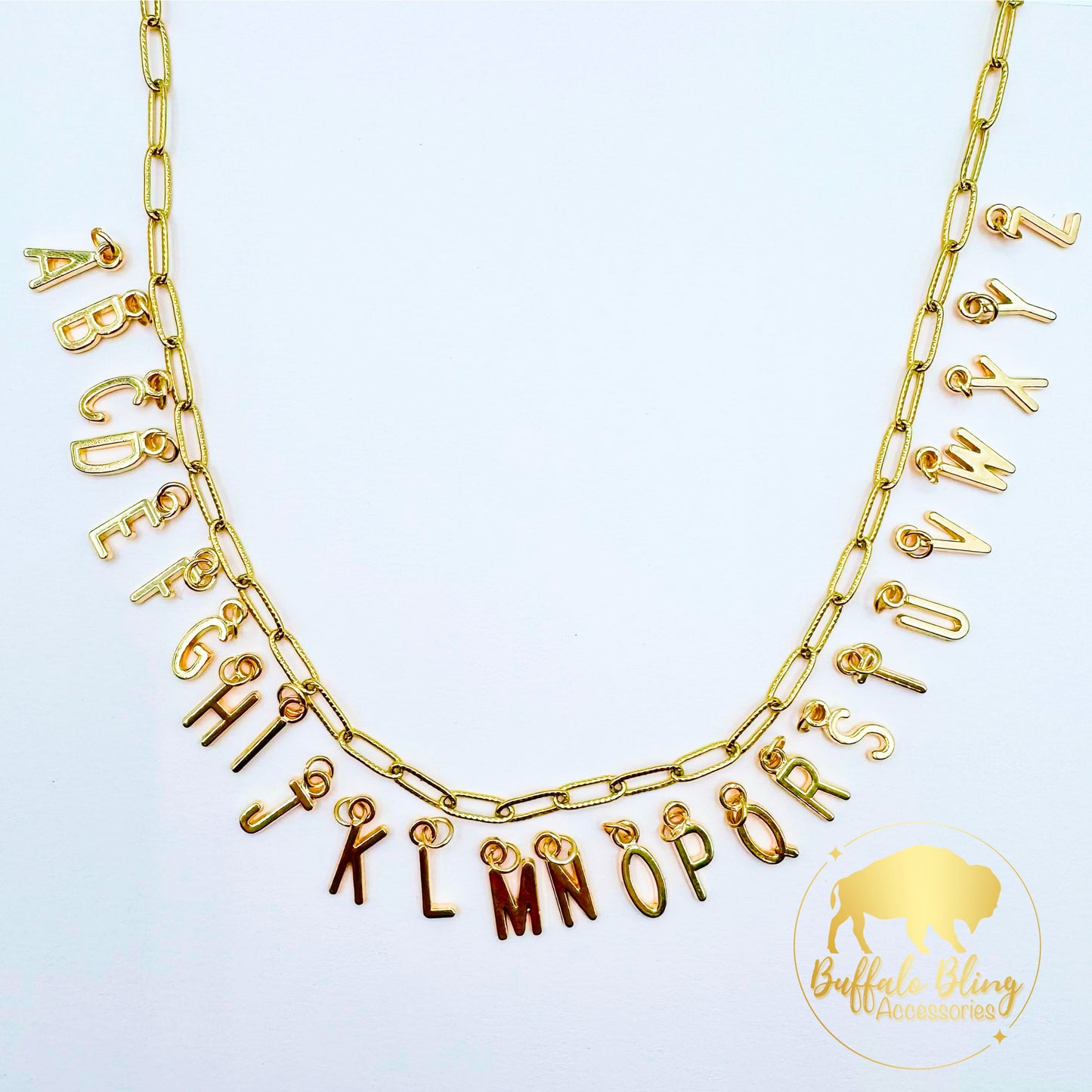 Gold Letter Charms