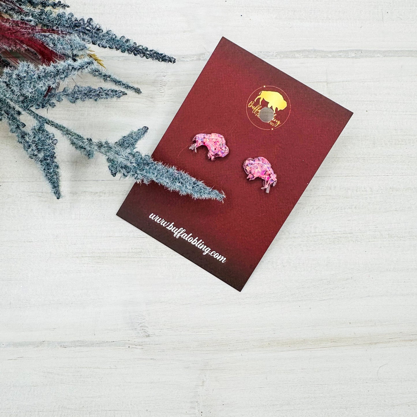 Opal Buffalo Earrings