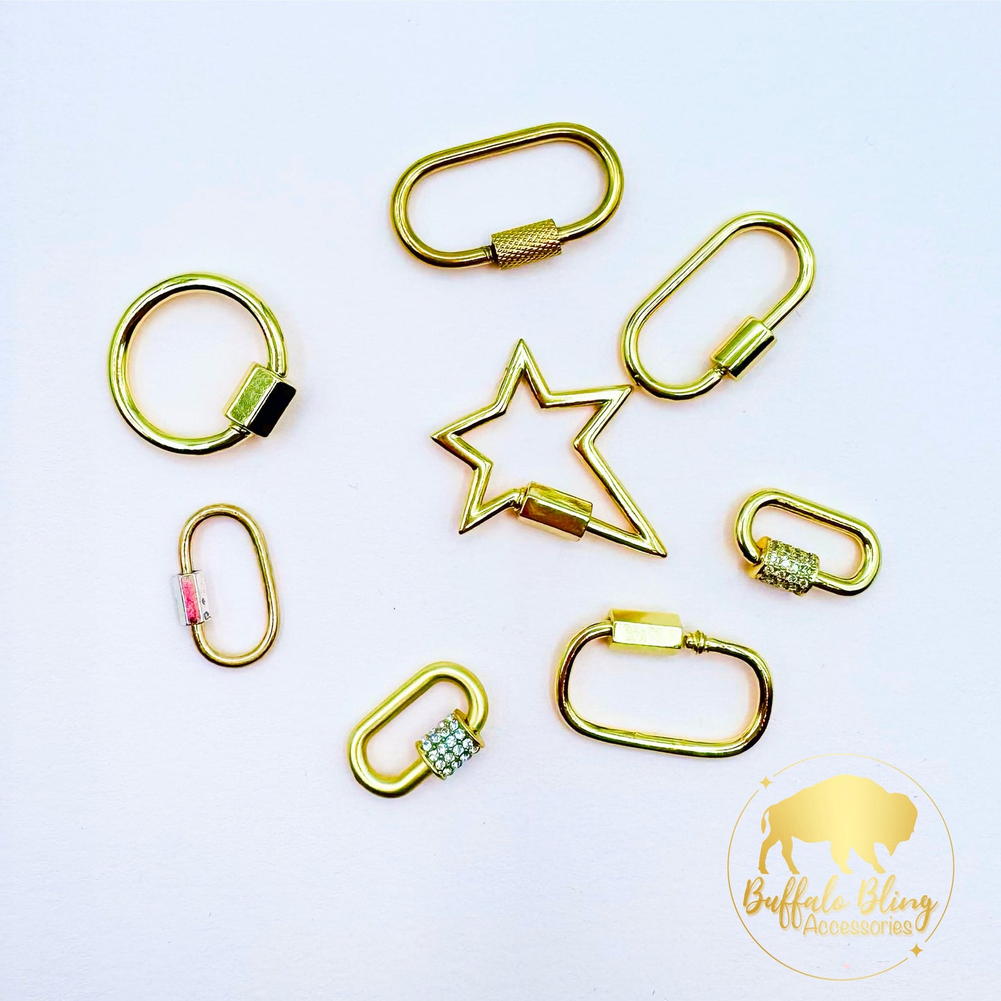 Gold Carabiners
