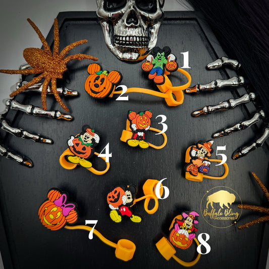 Halloween Mouse Straw Toppers