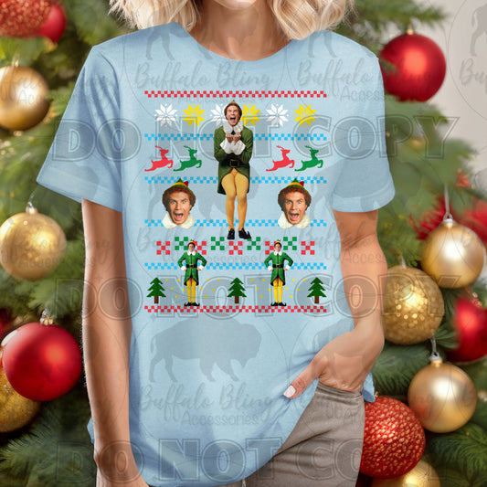 Adult Elf Ugly Sweater