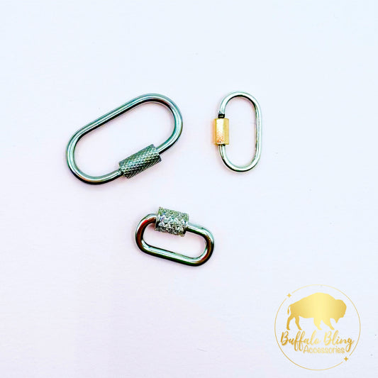 Silver Carabiners