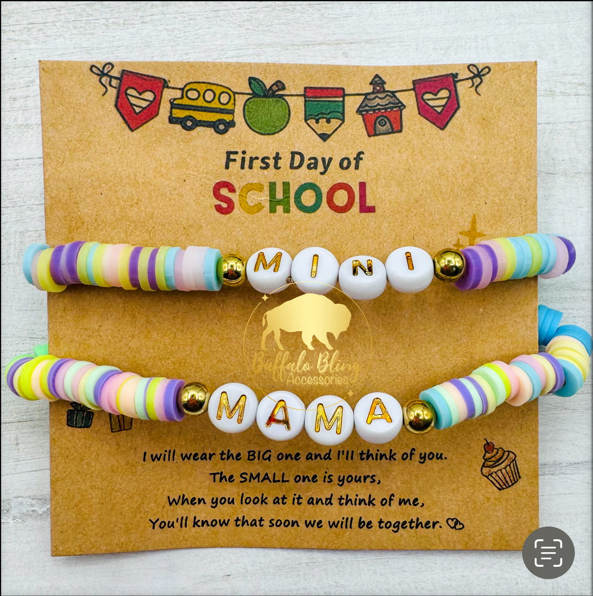 Mama & Mini School Bracelets