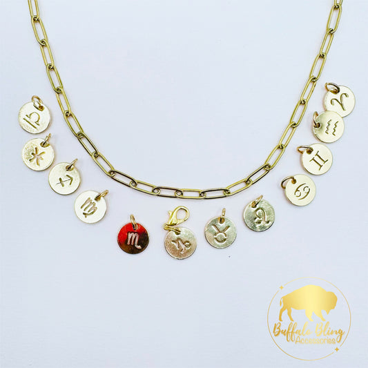 Gold Zodiac Charms